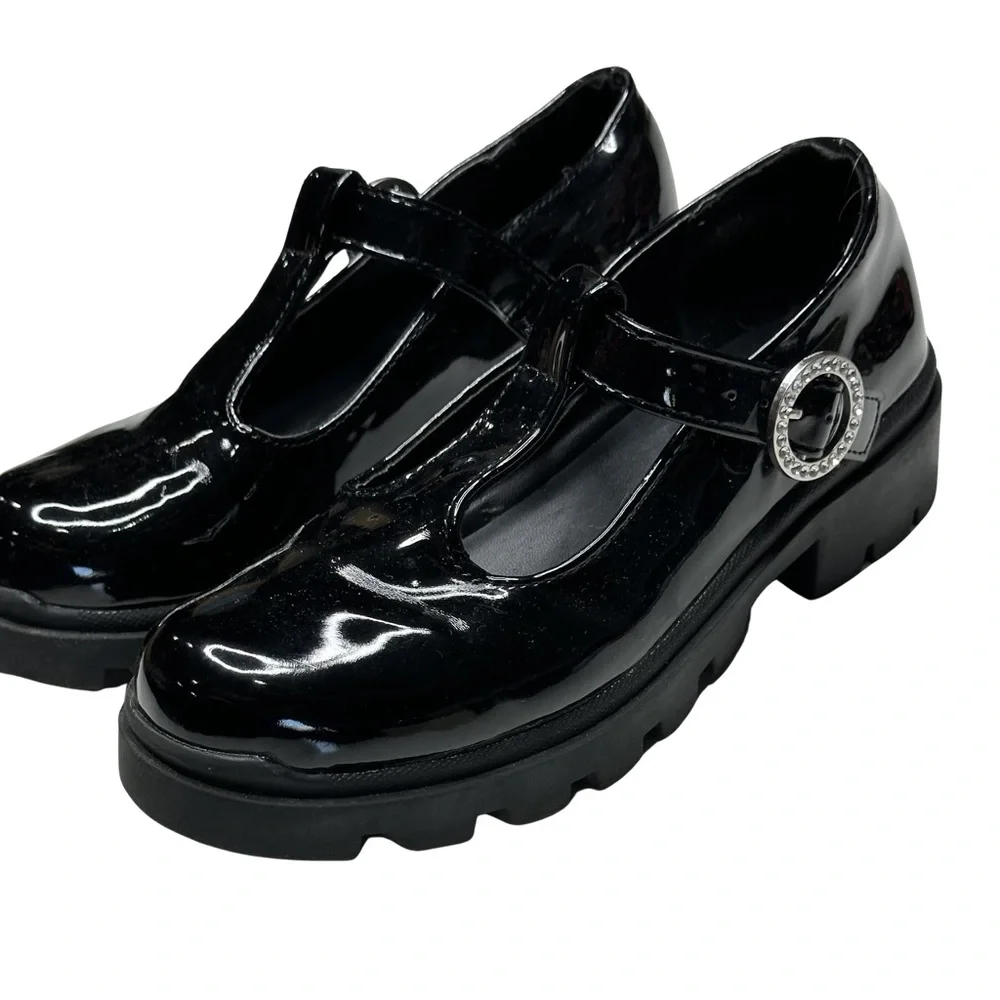 Steve Madden Suzey Black Patent Leather Mary Jane‎ Shoes